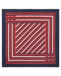 Echo - Stripes Silk Scarf - Lyst
