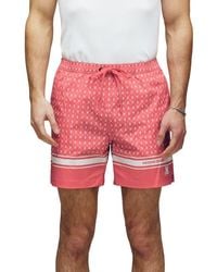 Psycho Bunny - Hunter Bunny Print Swim Trunks - Lyst