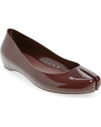 Jeffrey Campbell - Fixed Split Toe Jelly Flat - Lyst