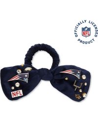 Lele Sadoughi - New England Patriots Bow Scrunchie - Lyst