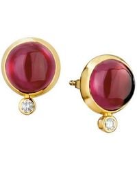 Syna - Cirra Cabochon Studs - Lyst