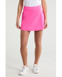 G/FORE - Knockout Mid Rise Scuba Knit Golf Skort - Lyst