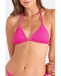 Volcom - Pucker Up Triangle Bikini Top - Lyst