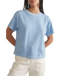 Marine Layer - Slub Cotton Crop T-shirt - Lyst