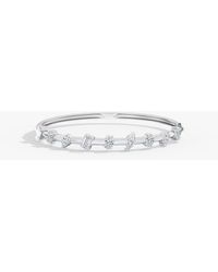 Everlee - Spaced Multi-Shape Lab Diamond Bangle - Lyst