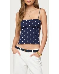 Edikted - Jinx Polka Dot Open Back Camisole - Lyst
