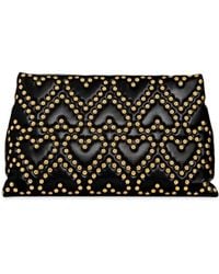 Rebecca Minkoff - Heart Stud Pillow Quilted Faux Leather Clutch - Lyst