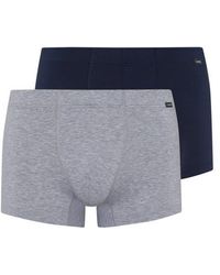 Hanro - Cotton Essentials 2-Pack Cotton Boxer Briefs With Covered Waistband - Lyst