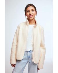 H&M - Teddy Jacket - Lyst