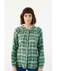 Ace & Jig - Daryl Button Front Raglan Blouse - Lyst