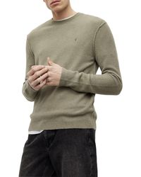 AllSaints - Statten Wool Blend Sweater - Lyst