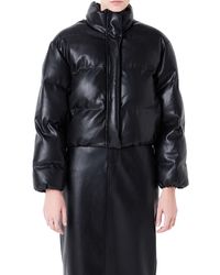 Grey Lab - Crop Puffer Jacket - Lyst