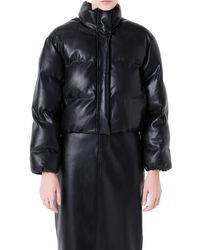Grey Lab - Crop Puffer Jacket - Lyst