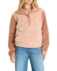 Billabong - Switchback Sherpa Pullover - Lyst