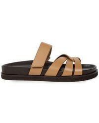 Bobbies - Atlas Flat Sandals - Lyst