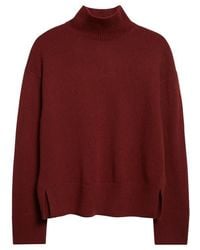 Vince - Wool & Cashmere Mock Neck Tunic Sweater - Lyst