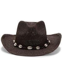 Mango - Straw Hat With Shells - Lyst