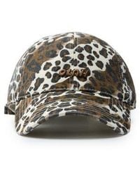 OLAH - Leopard Print Baseball Cap - Lyst