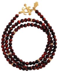 Karma and Luck - Dragonfire Harmony Garnet & Ruby Bracelet - Lyst