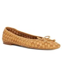 Dune - Heat Leather Ballet Flat - Lyst