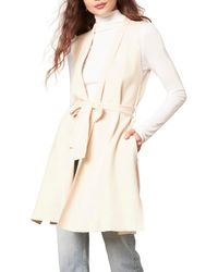 penelope belted check coat
