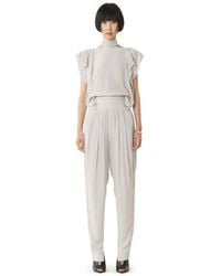 Lanvin - Frilled Top - Lyst