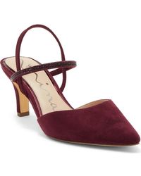 Nina - Billie Slingback Pointed Toe Pump - Lyst
