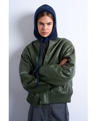 TOPSHOP - Hero Rib Drawstring Balaclava - Lyst