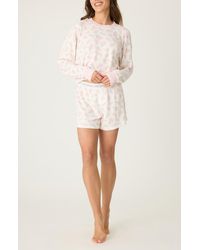 Pj Salvage - Print Waffle Knit Short Pajamas - Lyst