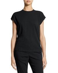 Theory - Cap Sleeve Organic Cotton T-Shirt - Lyst