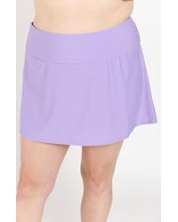 Calypsa - Short Swim Skort With Shorts - Lyst