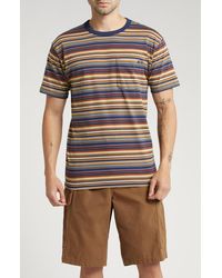 Vans - Cullen Stripe Cotton Pocket T-shirt - Lyst