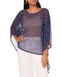 Chaus - Dot High-low Tunic Top - Lyst