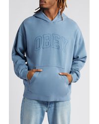 Obey - Logo Graphic Hoodie - Lyst