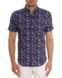 Robert Graham - Lyndon Graphic Button-Front Shirt - Lyst