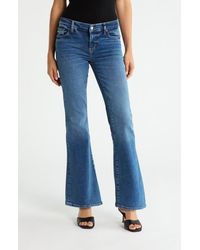 FRAME - The Pixie Low Rise Bootcut Jeans - Lyst