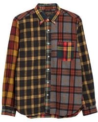 Beams Plus - Plaid Flannel Button-Down Shirt - Lyst