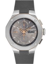 Baume & Mercier - Riviera 10722 Rubber Strap Automatic Chronograph Watch - Lyst