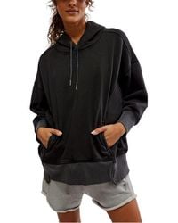 Free People - Fp Movement Sprint To The Finish Oversize Cotton Blend Hoodie - Lyst
