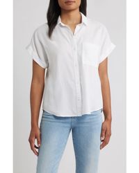 Bella Dahl - Short Sleeve Button-Up Shirt - Lyst