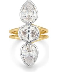 Luv Aj - Le Marais Triple Statement Cubic Zirconia Ring - Lyst