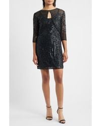 Pisarro Nights - Sequin Embellished Cocktail Dress With Jacket - Lyst