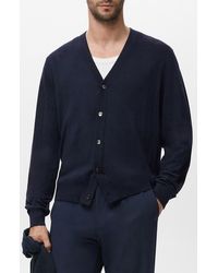Mango - Solid Wool Cardigan - Lyst