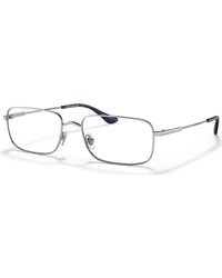 Brooks Brothers - 55Mm Rectangle Optical Glasses - Lyst