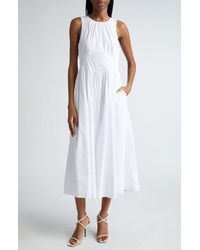Cinq À Sept - Benita Sleeveless Cotton Blend Dress - Lyst