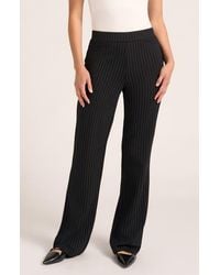 Matty M - Wide Leg Ponte Pants - Lyst