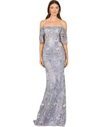 LARA New York - Elegant Off Shoulder Embellished Gown - Lyst