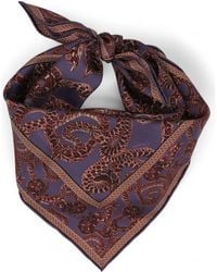 Monzlapur - Silk Snake Scarf - Lyst