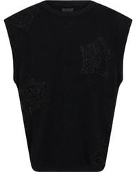 Úchè - Sequin Patch Sleeveless Shirt - Lyst