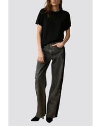TT Studios - Amelia Contrast Jean - Lyst